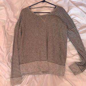 Maurices fancy open back crewneck